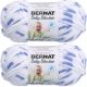 Spinrite Bernat Baby Blanket Yarn Little Denim Print Pack of 2 Skein