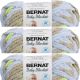 Spinrite Bernat Baby Blanket Yarn Little Boy Dove Pack of 3 Skein