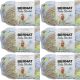 Spinrite Bernat Baby Blanket Yarn Little Boy Dove Pack of 6 Skein