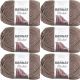 Spinrite Bernat Blanket Big Ball Yarn Taupe Pack of 6 Skein