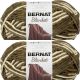 Spinrite Bernat Blanket Big Ball Yarn Gathering Moss Pack of 2 Skein