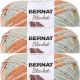 Spinrite Bernat Blanket Big Ball Yarn Sailors Delight Pack of 3 Skein
