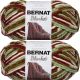 Spinrite Bernat Blanket Big Ball Yarn Plum Fields Pack of 2 Skein