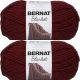 Spinrite Bernat Blanket Big Ball Yarn Purple Plum Pack of 2 Skein