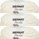 Spinrite Bernat Blanket Big Ball Yarn Vintage White Pack of 3 Skein