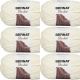 Spinrite Bernat Blanket Big Ball Yarn Vintage White Pack of 6 Skein
