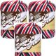 Spinrite Lily Sugar n Cream Yarn Ombres Red White and Blue Pack of 3 Skein