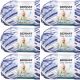 Spinrite Bernat Baby Blanket Big Ball Yarn Blue Dreams Pack of 6 Skein