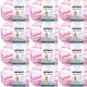 Spinrite Bernat Baby Blanket Big Ball Yarn Pink Dreams Pack of 12 Skein