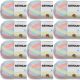 Spinrite Bernat Baby Coordinates Yarn Ombres Cotton Candy Pack of 12 Skein