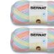Spinrite Bernat Baby Coordinates Yarn Ombres Cotton Candy Pack of 2 Skein