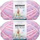 Spinrite Bernat Baby Blanket Big Ball Yarn Pretty Girl Pack of 2 Skein