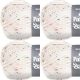 Spinrite Patons Shetland Chunky Yarn Tweeds Aran Pack of 4 Skein