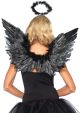 Angel Costume Accessory Kit Black One Size