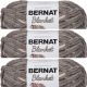 Spinrite Bernat Blanket Yarn Silver Steel Pack of 3 Skein