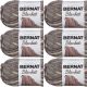 Spinrite Bernat Blanket Yarn Silver Steel Pack of 6 Skein