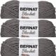 Spinrite Bernat Blanket Yarn Dark Grey Pack of 3 Skein