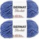 Spinrite Bernat Blanket Yarn Navy Pack of 2 Skein