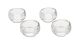 102931 Glass Tealight Holder Bowl Shape 2 Inches