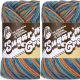Spinrite Lily Sugar n Cream Yarn Ombres Capri Pack of 2 Skein