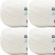 Spinrite Bernat Softee Baby Cotton Yarn Cotton Pack of 4 Skein