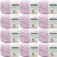 Spinrite Bernat Softee Baby Cotton Yarn Soft Plum Pack of 12 Skein