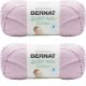Spinrite Bernat Softee Baby Cotton Yarn Soft Plum Pack of 2 Skein