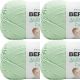 Spinrite Bernat Softee Baby Cotton Yarn Jade Frost Pack of 4 Skein