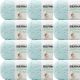 Spinrite Bernat Softee Baby Cotton Yarn Aqua Mist Pack of 12 Skein