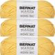 Spinrite Bernat Bernat Maker Home Dec Yarn Gold Pack of 3 Skein