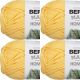 Spinrite Bernat Bernat Maker Home Dec Yarn Gold Pack of 4 Skein