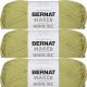 Spinrite Bernat Bernat Maker Home Dec Yarn Green Pea Pack of 3 Skein