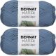 Spinrite Bernat Maker Home Dec Yarn Steel Blue Pack of 2 Skein