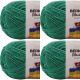 Spinrite Bernat Blanket Brights Big Ball Yarn Go Go Green Pack of 4 Skein