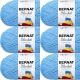 Spinrite Bernat Blanket Brights Big Ball Yarn Busy Blue Pack of 6 Skein
