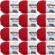 Spinrite Bernat Blanket Brights Yarn Race Car Red Pack of 12 Skein