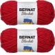 Spinrite Bernat Blanket Brights Yarn Race Car Red Pack of 2 Skein