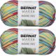 Spinrite Bernat Maker Home Dec Yarn Fiesta Variegate Pack of 2 Skein