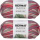 Spinrite Bernat Maker Home Dec Yarn Nautical Variegate Pack of 2 Skein