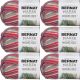 Spinrite Bernat Bernat Maker Home Dec Yarn Nautical Variegate Pack of 6 Skein