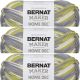 Spinrite Bernat Bernat Maker Home Dec Yarn Lilac Fence Variegate Pack of 3 Skein