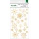 Christmas Gold Foil Snowflakes Stickers