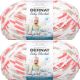 Spinrite Bernat Baby Blanket Big Ball Yarn Flowerpot Pack of 2 Skein