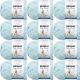Spinrite Bernat Baby Blanket Big Ball Yarn Seafoam Pack of 12 Skein