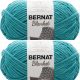 Spinrite Bernat Blanket Ball Yarn Aquatic Coastal Collection Pack of 2 Skein