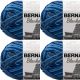 Spinrite Bernat Blanket Big Ball Yarn North Sea Pack of 4 Skein