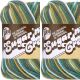 Spinrite Lily Sugar n Cream Yarn Ombres Rickrack Pack of 2 Skein
