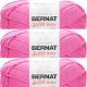 Spinrite Bernat Softee Baby Yarn Petunia Pack of 3 Skein