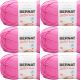 Spinrite Bernat Softee Baby Yarn Petunia Pack of 6 Skein