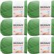 Spinrite Bernat Softee Baby Yarn Grass Green Pack of 6 Skein